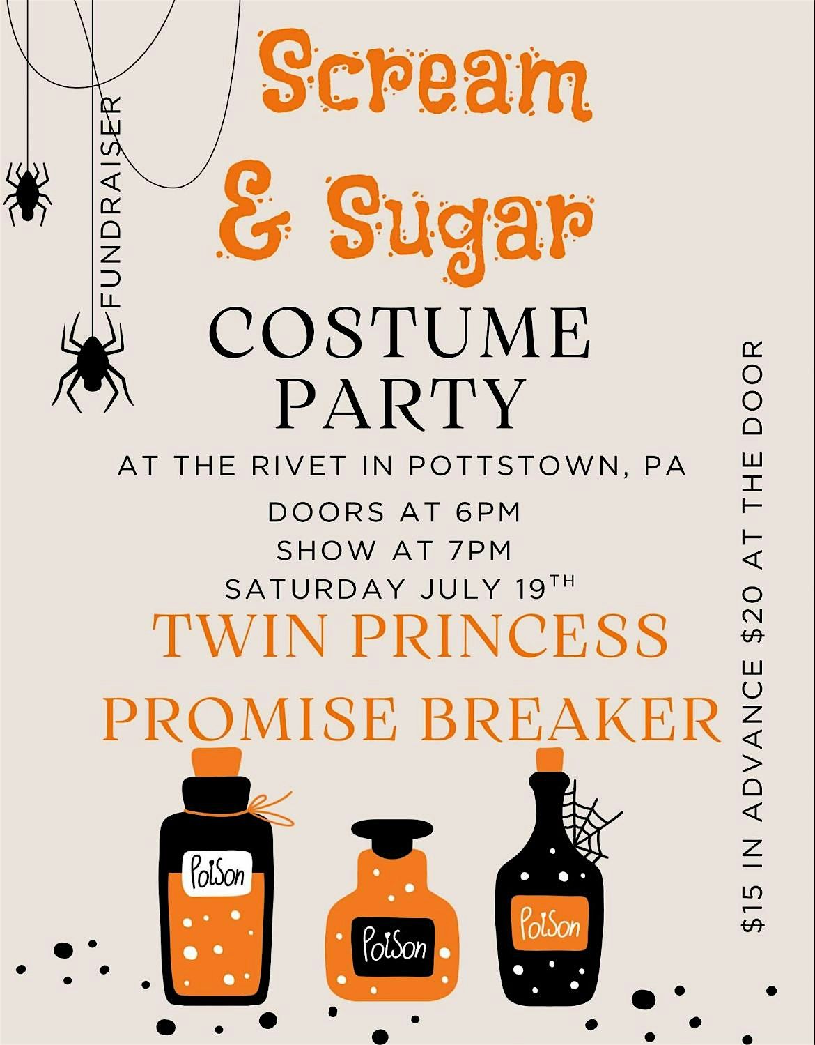 Scream and Sugar Launch Party FT Twin Princess & Promise Breaker