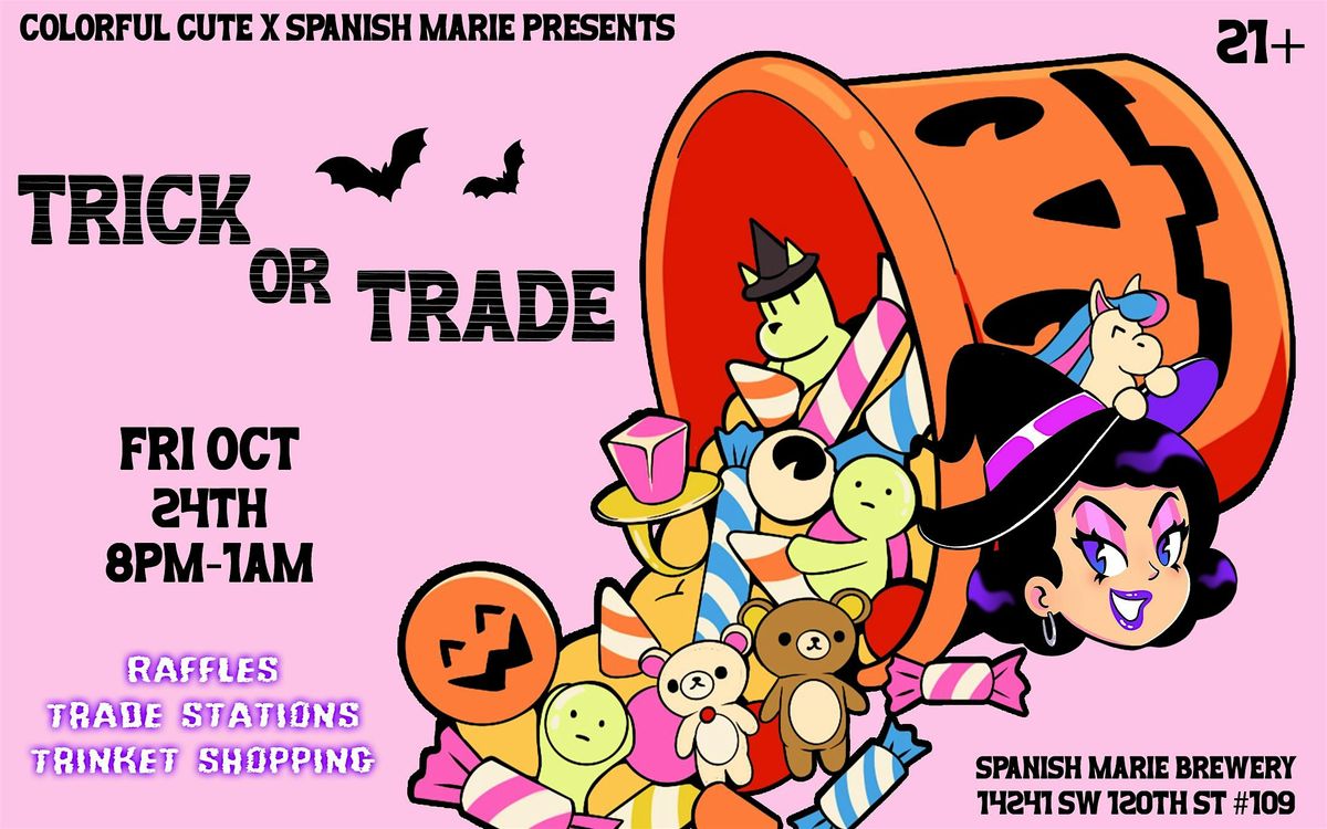 SPANISH MARIE AND COLORFUL CUTE PRESENTS TRICK OR TRADE