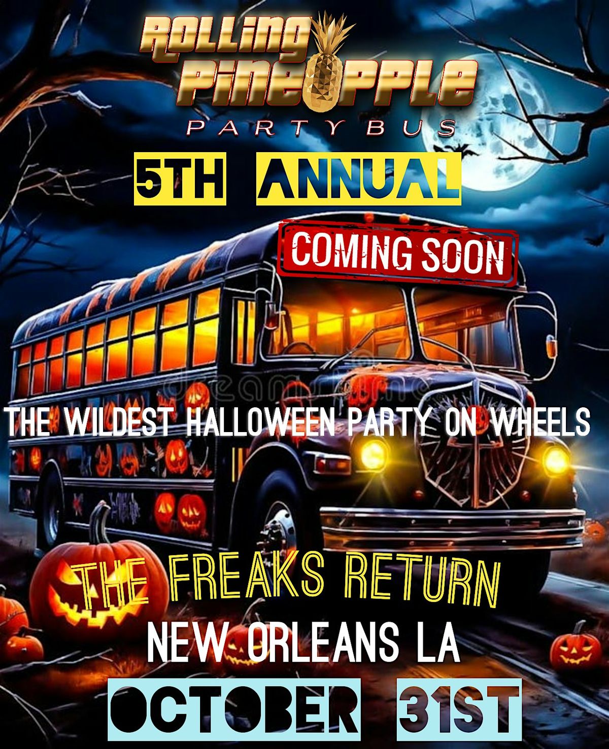 FREAKS COME OUT AT NIGHT