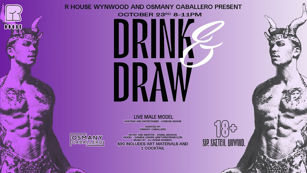Drink & Draw October 2025: Halloween Edition