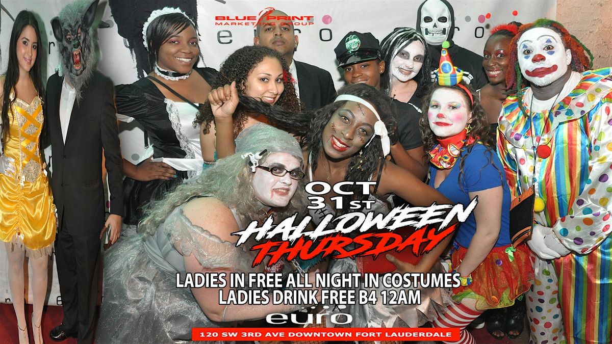 The Best Halloween Costume Party Oct. 30th @Club Euro Ladies Night