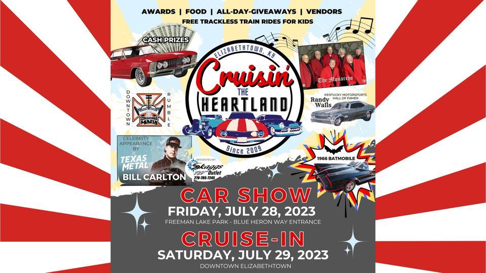 CRUISIN THE HEARTLAND CAR SHOW & CRUISEIN Downtown Elizabethtown