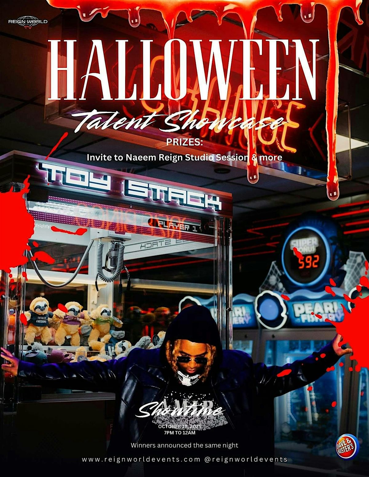 Halloween Talent Showcase hosted by Naeem Reign