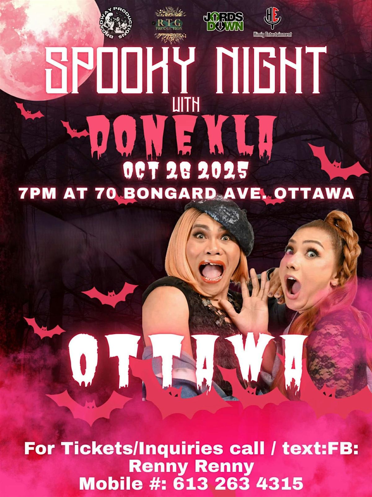 Spooky Night with Donekla \u2013 Live in Ottawa!