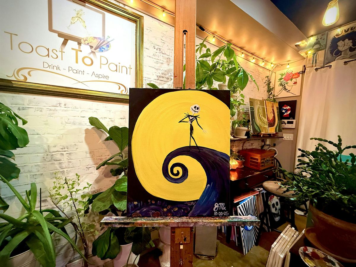 The Nightmare Before Christmas Sip and Paint