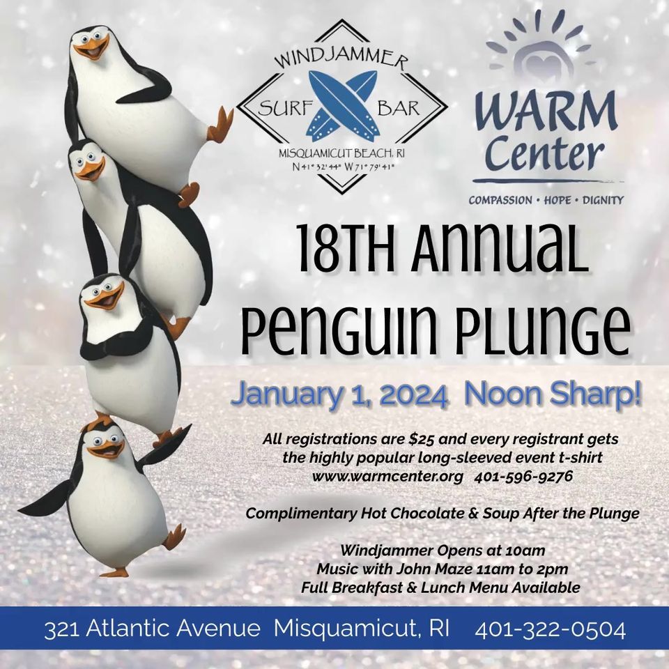 POSTPONED 18th Annual Penguin Plunge Windjammer Surf Bar RI