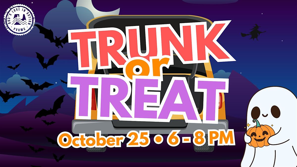 FREE Trunk-or-Treat at PVUMC | Candy, Inflatables, Food & Family Fun!