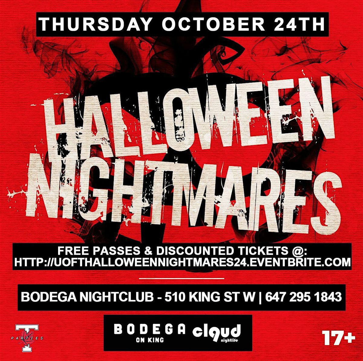 GEORGE BROWN HALLOWEEN NIGHTMARES @ CASABLANCA | THURS OCT 30 | FREE & 17+