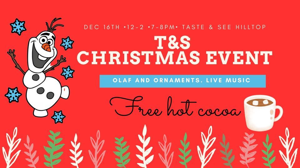 Olaf And Friends Christmas Event | 930 Hilltop Drive, Redding Ca 96003 ...