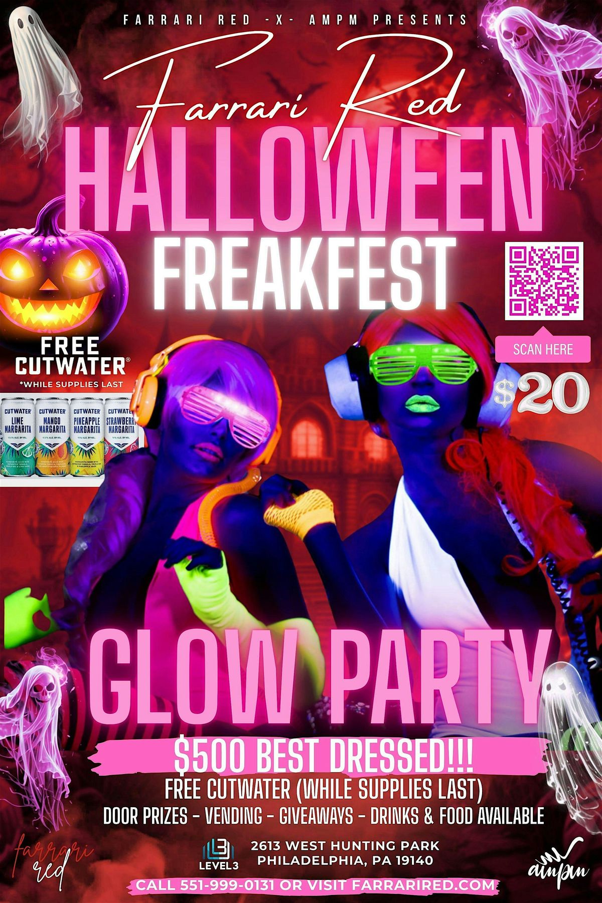Farrari Red Halloween Freak Fest