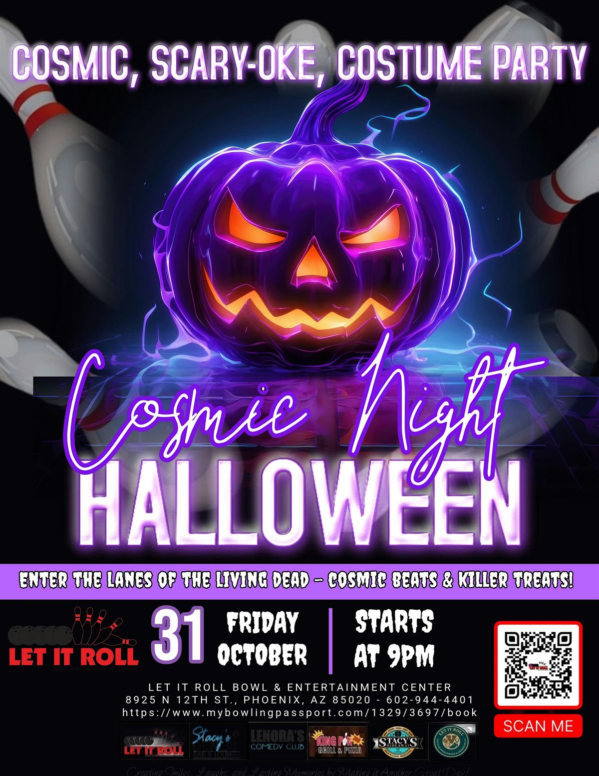 Halloween Cosmic Bowling