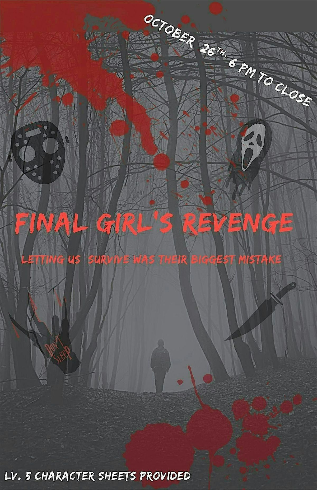 The Final Girls' Revenge - a Dungeons & Dragons \/ RPG Halloween Adventure
