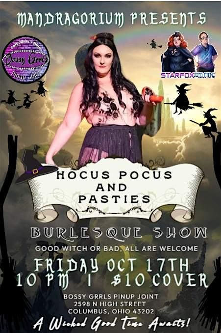 Mandragorium Hocus Pocus and Pasties