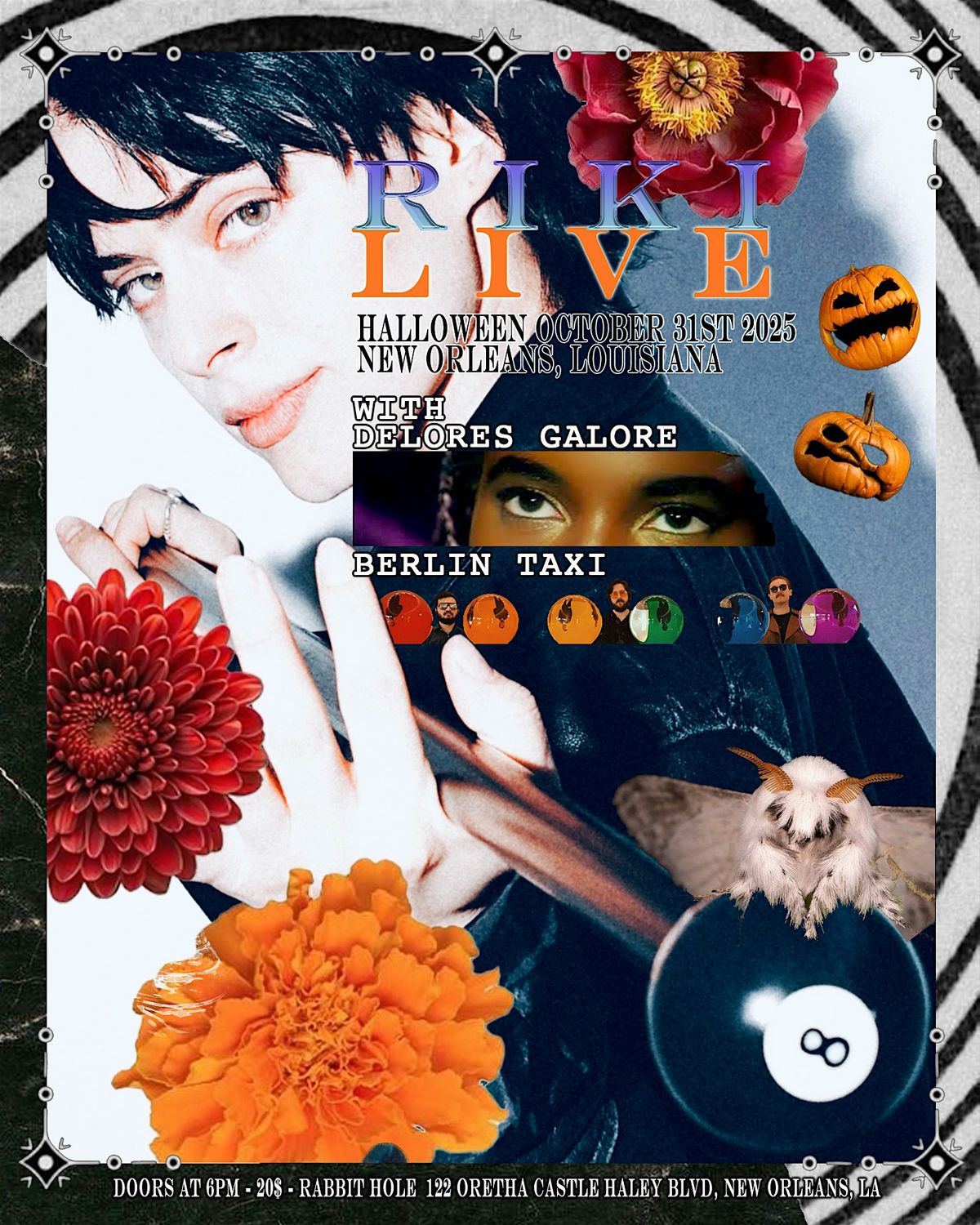 RIKI with Delores Galore & Berlin Taxi (Outdoor Stage - HALLOWEEN)