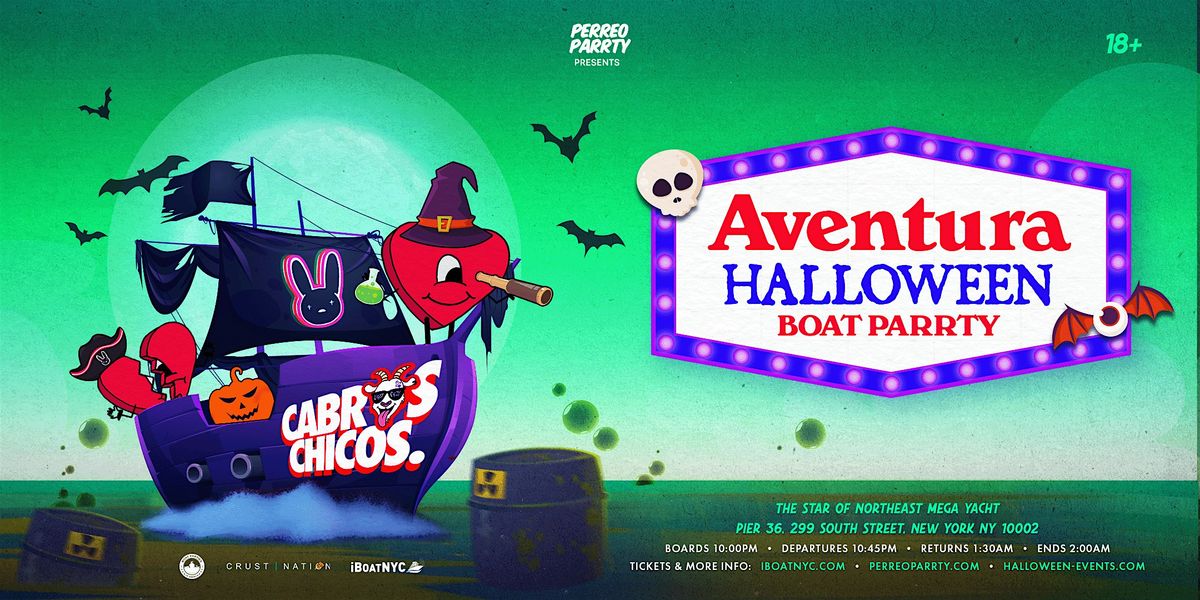 Halloween Aventura on the Hudson - Latin Boat Party Yacht Cruise