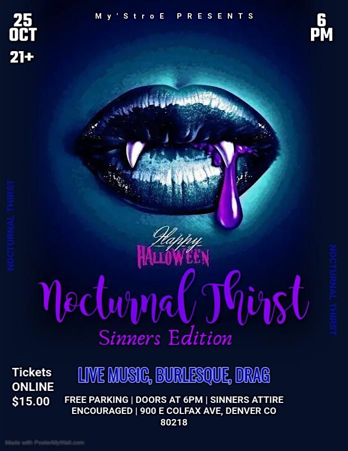 Nocturnal Thirst - Sinners Edition Halloween Showcase