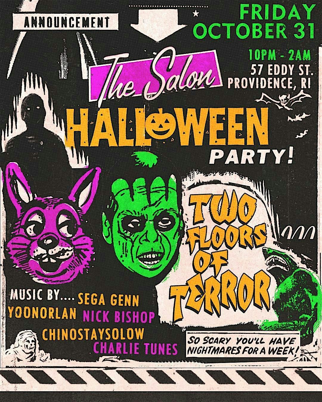 Tower of Terror: Salon's Halloweeen Party!