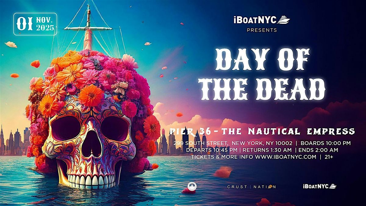 THE DAY OF THE DEAD aboard HAUNTED MEGA YACHT | Halloween Party NYC