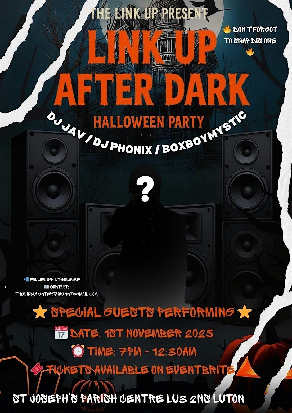 LINK UP AFTER DARK HALLOWEEN PARTY