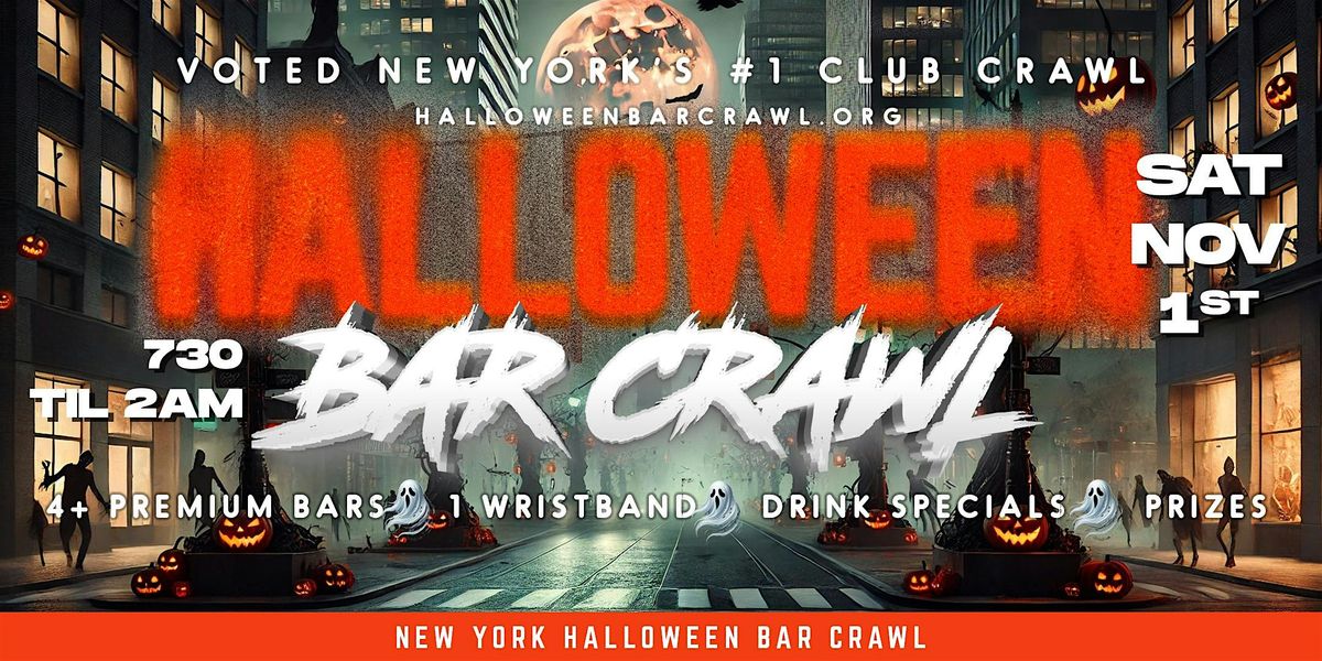New York Halloween Bar Crawl 2025 | Saturday, November 1st