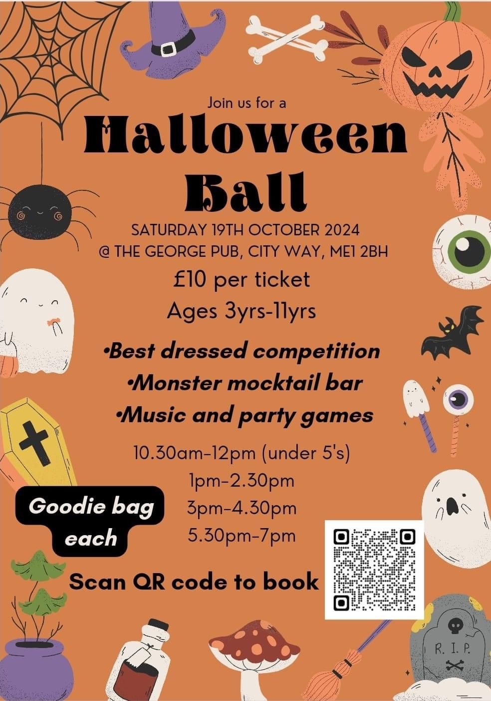 Children's Halloween Ball with Fabtastic Faces 