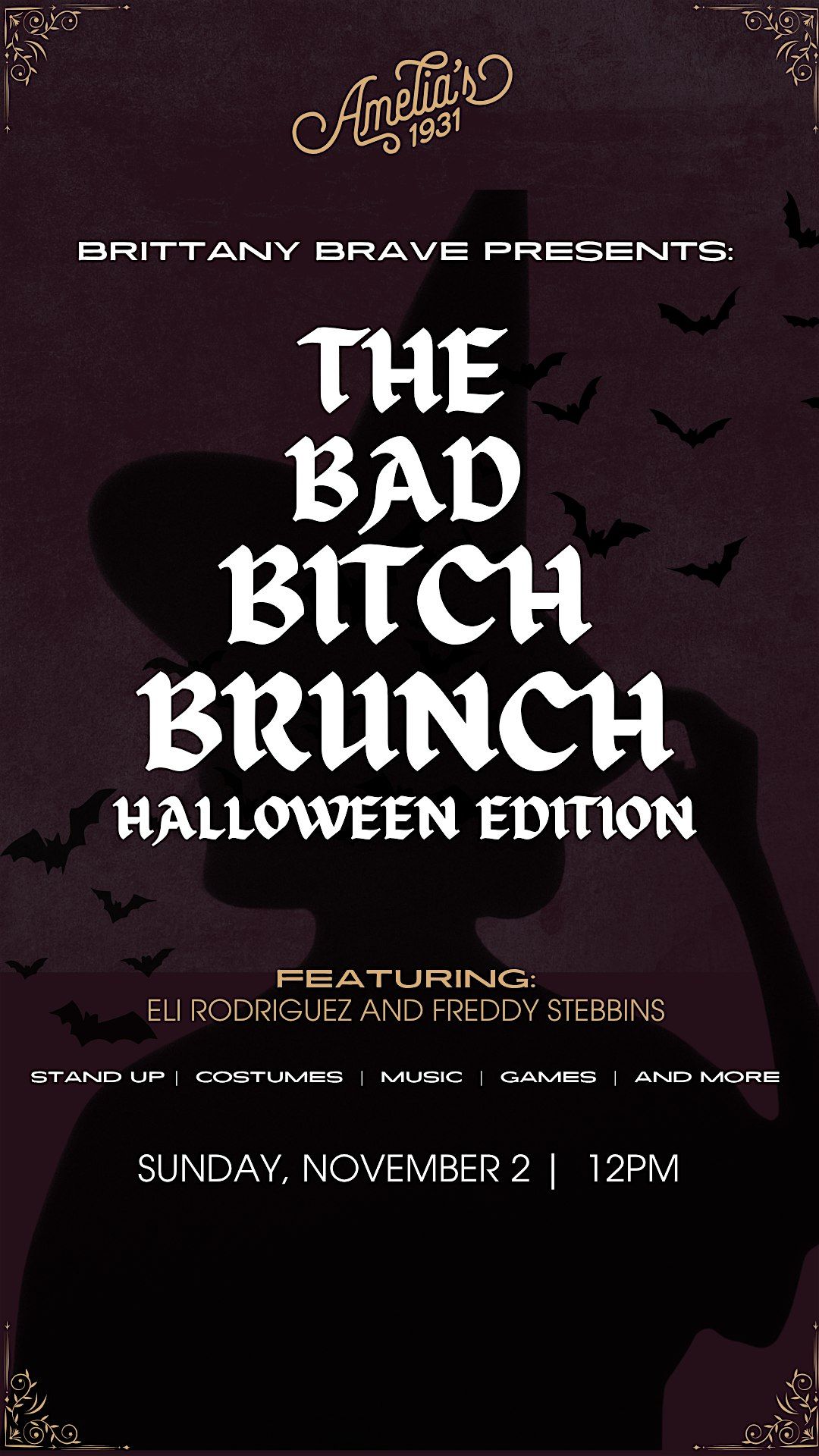 The Bad Bitch Brunch Miami | HALLOWEEN EDITION