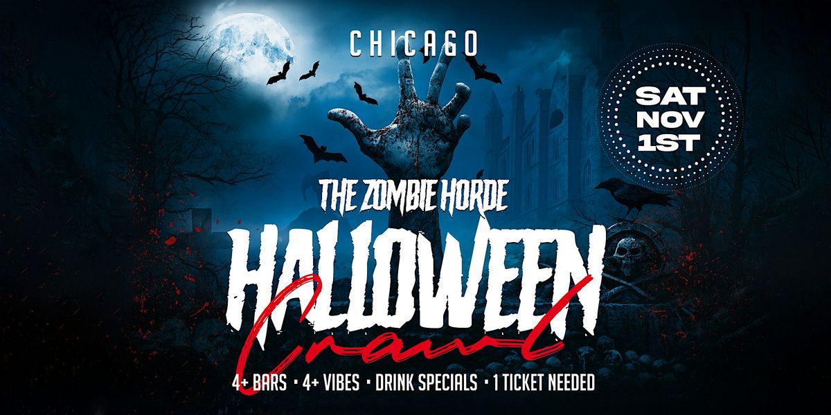 Zombie Horde Halloween Pub Crawl Chicago 2025