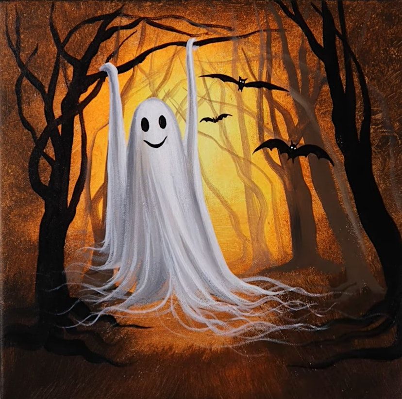 Sip & Paint Ghostly Fun (October)