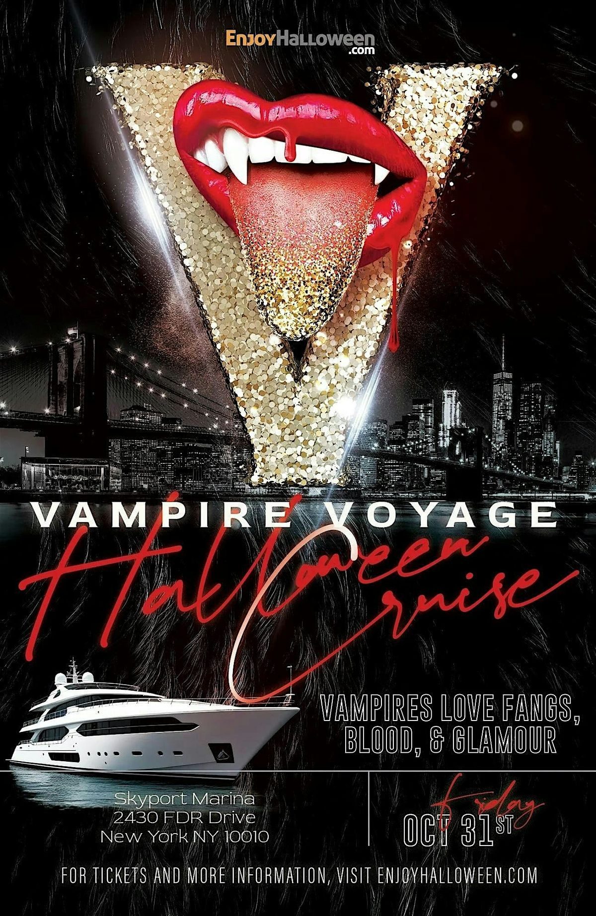 BlueBoats Presents: VAMPIRE VOYAGE SUNSET YACHT PARTY | HALLOWEEN 2025
