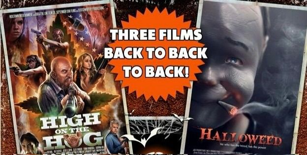 Special Halloween night triple feature with celeb guests too