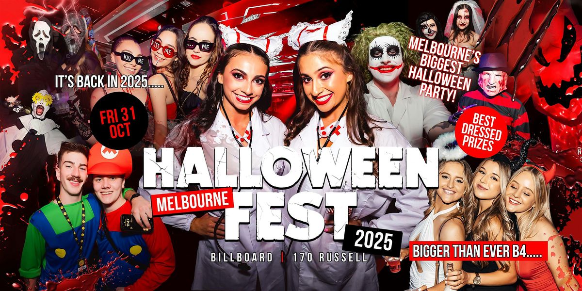 Halloweenfest Melbourne 2025 (Melbourne's Biggest Halloween Party)