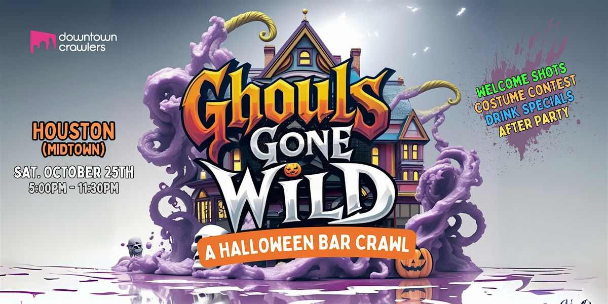 Halloween Bar Crawl 10\/25 - Houston (Midtown)