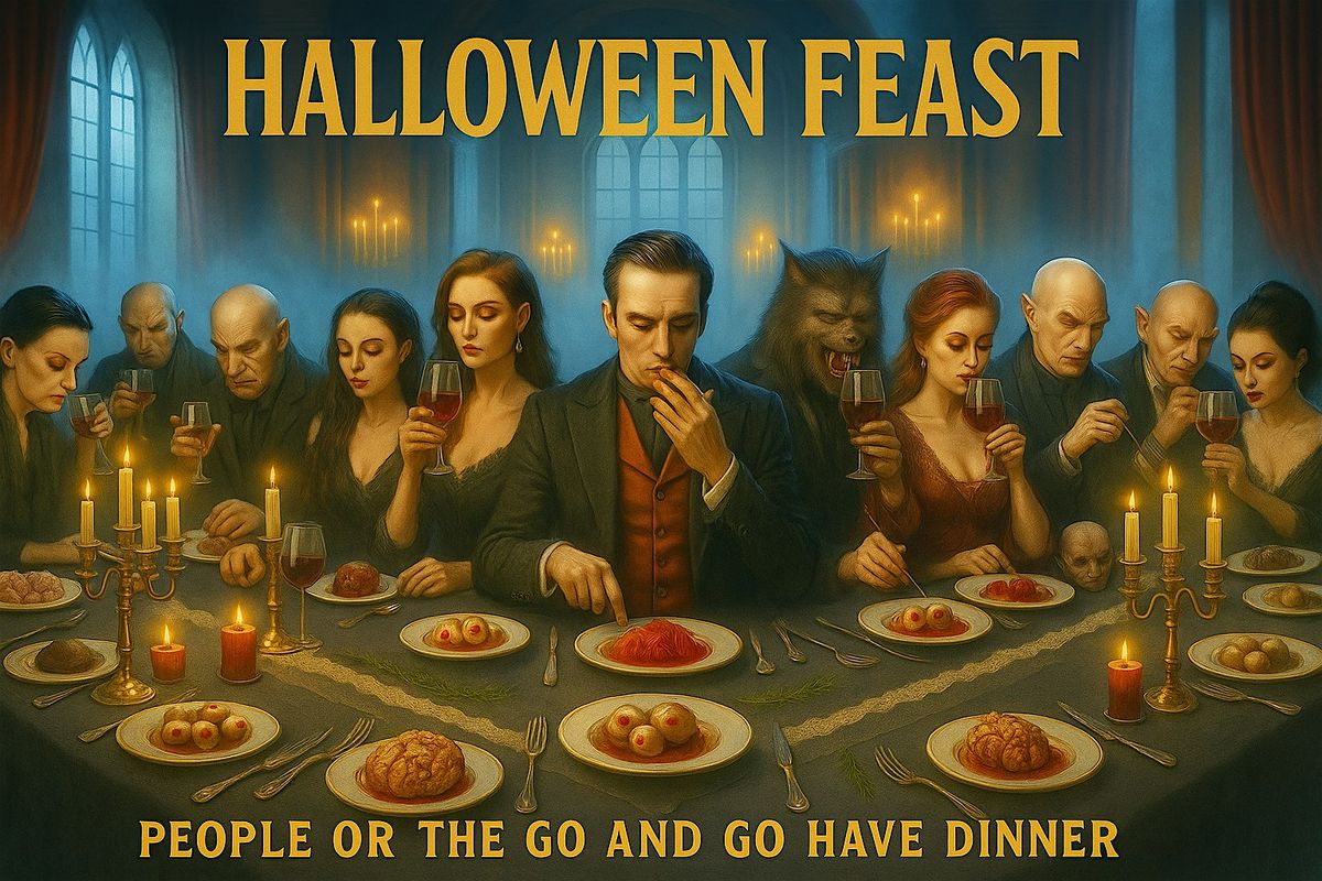 Gourmet Halloween Inspired Dinner Party