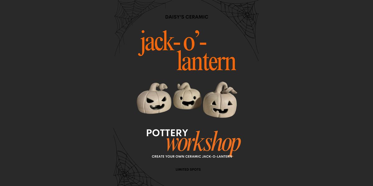 Jack-o'-lantern Pottery Workshop