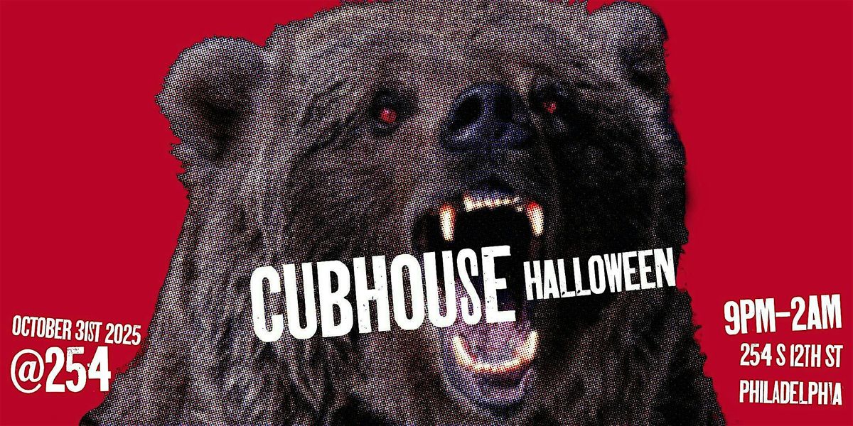 CUBHOUSE PHILLY HALLOWEEN DANCE PARTY