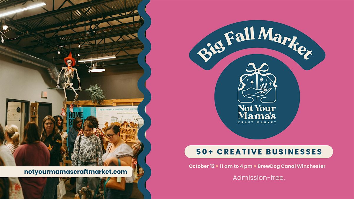 Not Your Mama's FALL Craft Market
