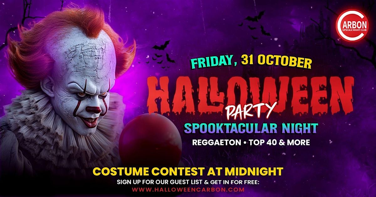 Halloween Party @ Carbon Lounge SF \u2022 FREE GUEST LIST