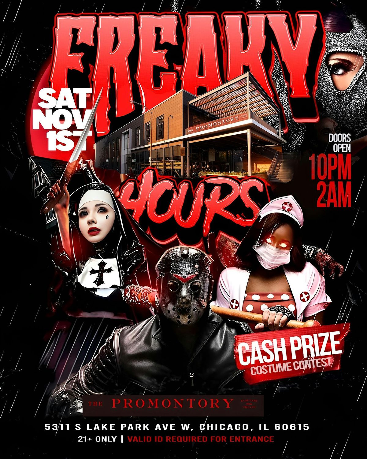 FREAKY HOURS: HALLOWEEN PARTY @ PROMONTORY