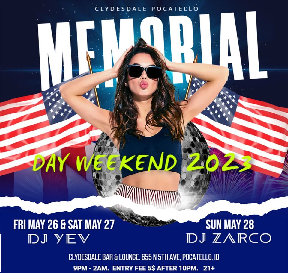 Memorial Day Weekend 2023. Clydesdale Clydesdale Bar & Lounge