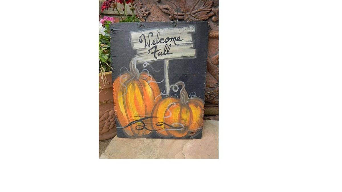 Paint & Sip- Plump little pumpkins