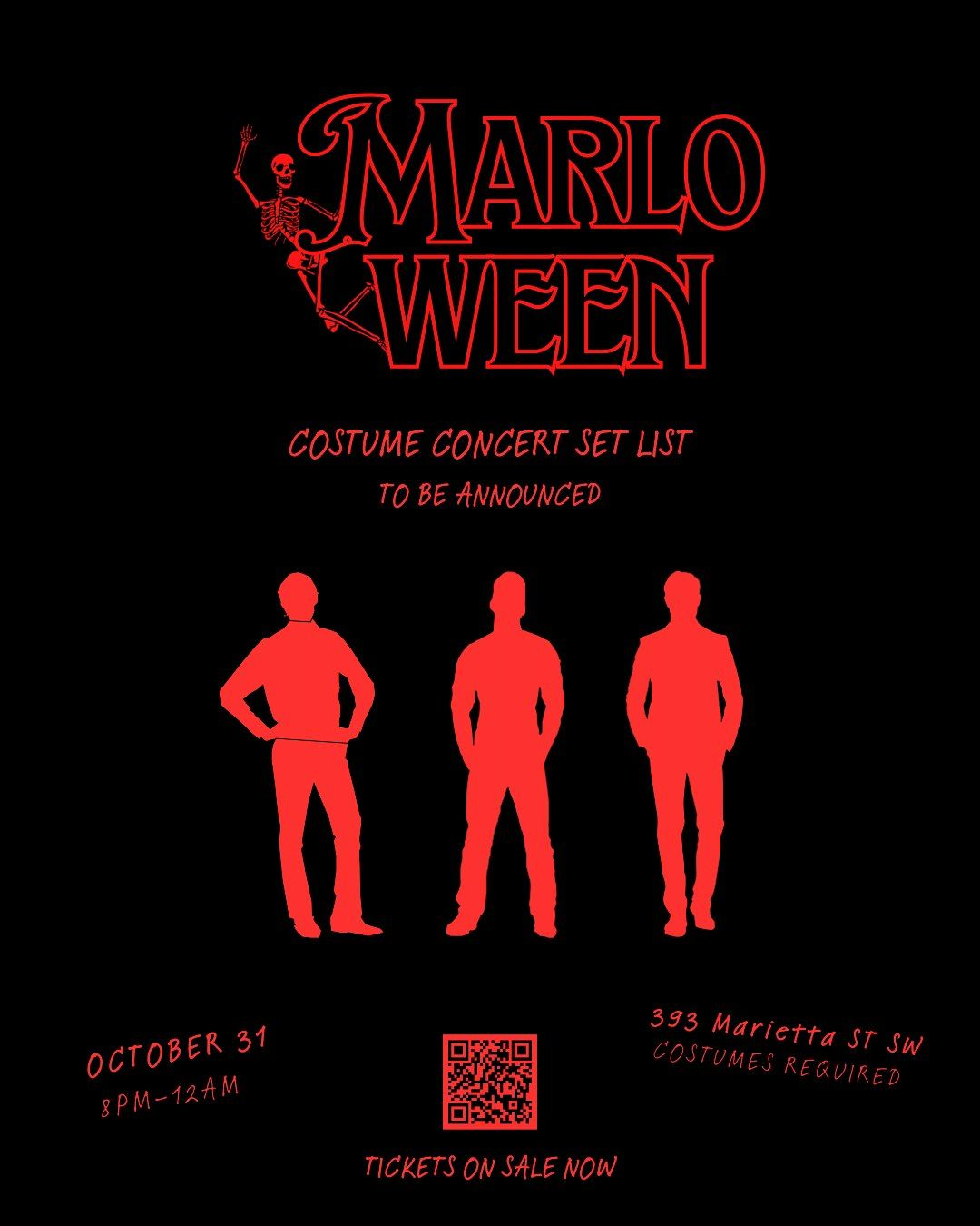 Marloween: Halloween Party & Artist Showcase