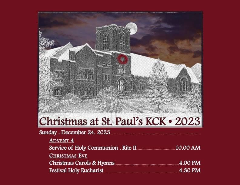 Christmas Eve Service St Pauls Episcopal Church KCK, Kansas City, KS