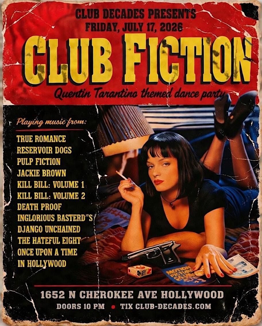 Club Fiction - Quentin Tarantino Night