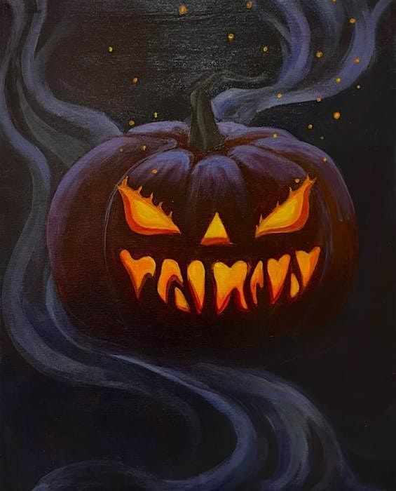 Spooky Pumpkin Paint night at Glendale