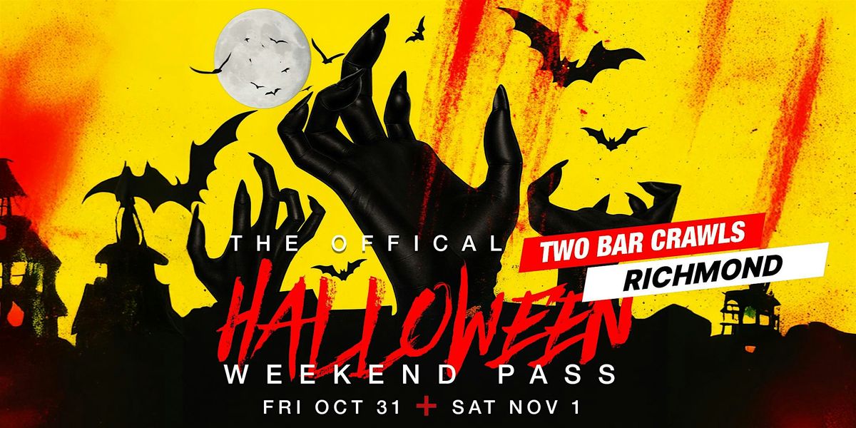 Haunted Hop & Halloween Bar Crawl Weekend Pass \u2013 Richmond 2025