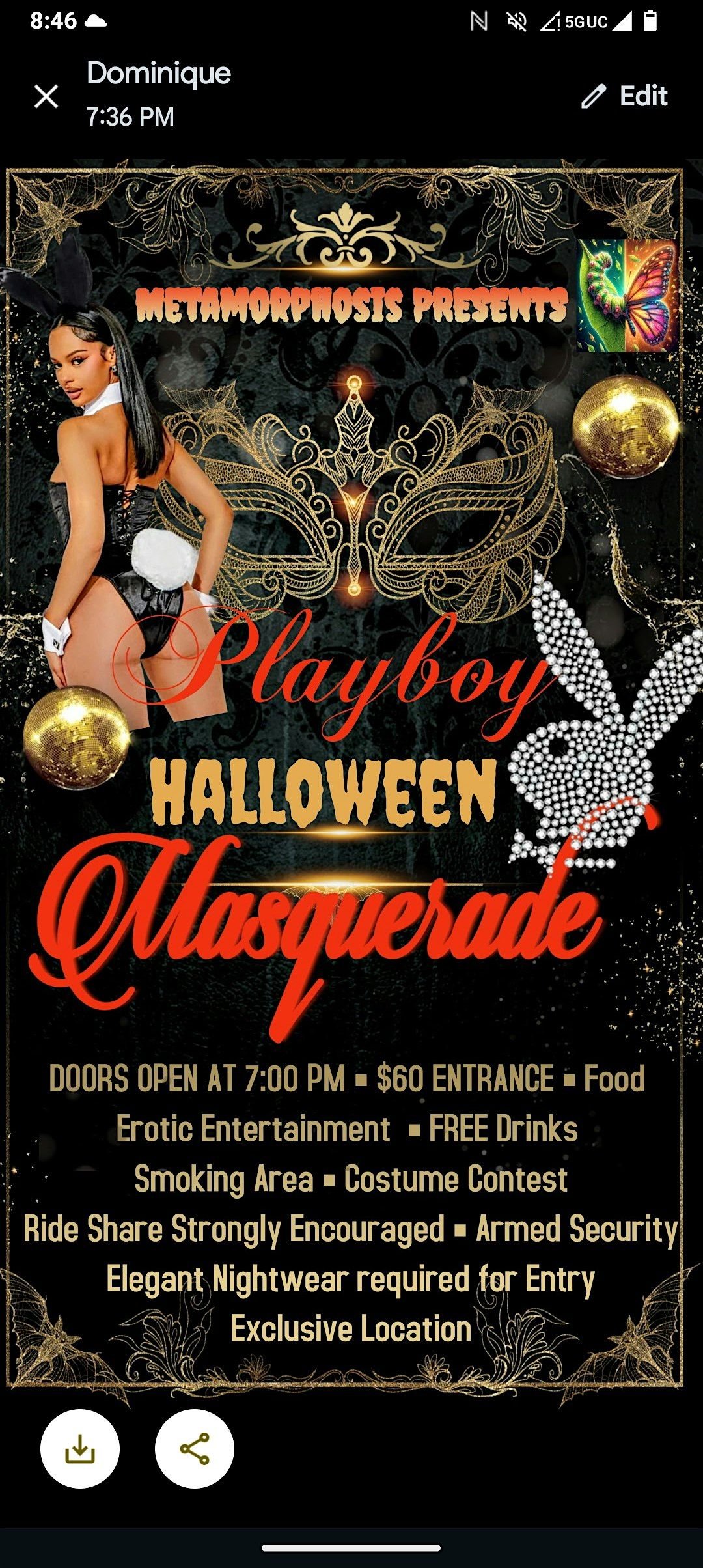 Playboy Halloween Masquerade