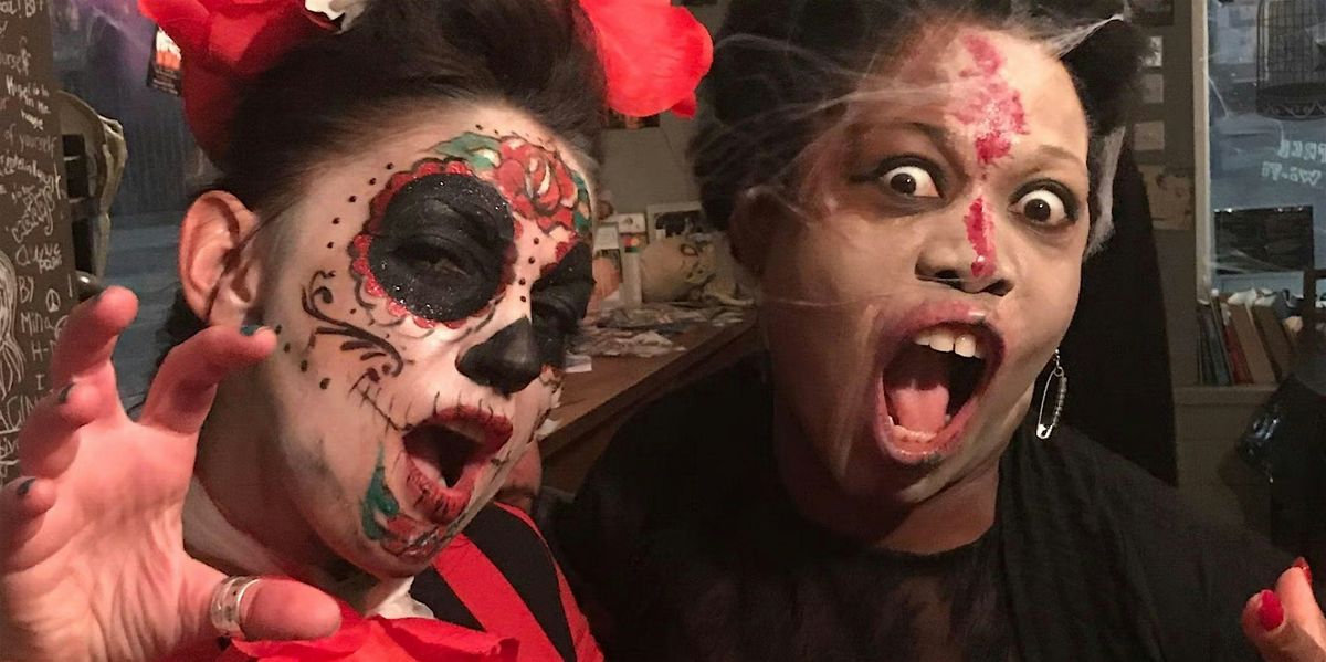 Halloween Party In West Norwood With Glass of Spine-Tingling Cocktail