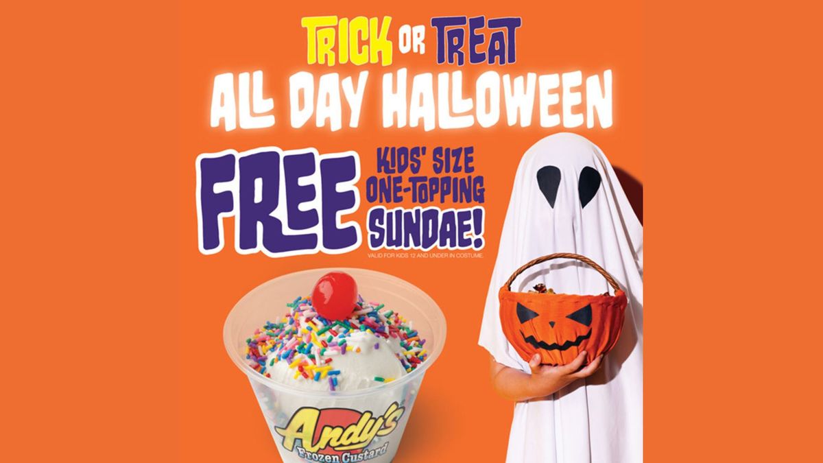 FREE Sundaes for Kids in Costume on Halloween!