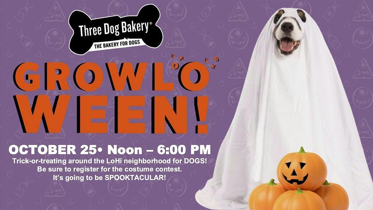 GROWL-O-WEEN. Trick-or-treating for your DOG!