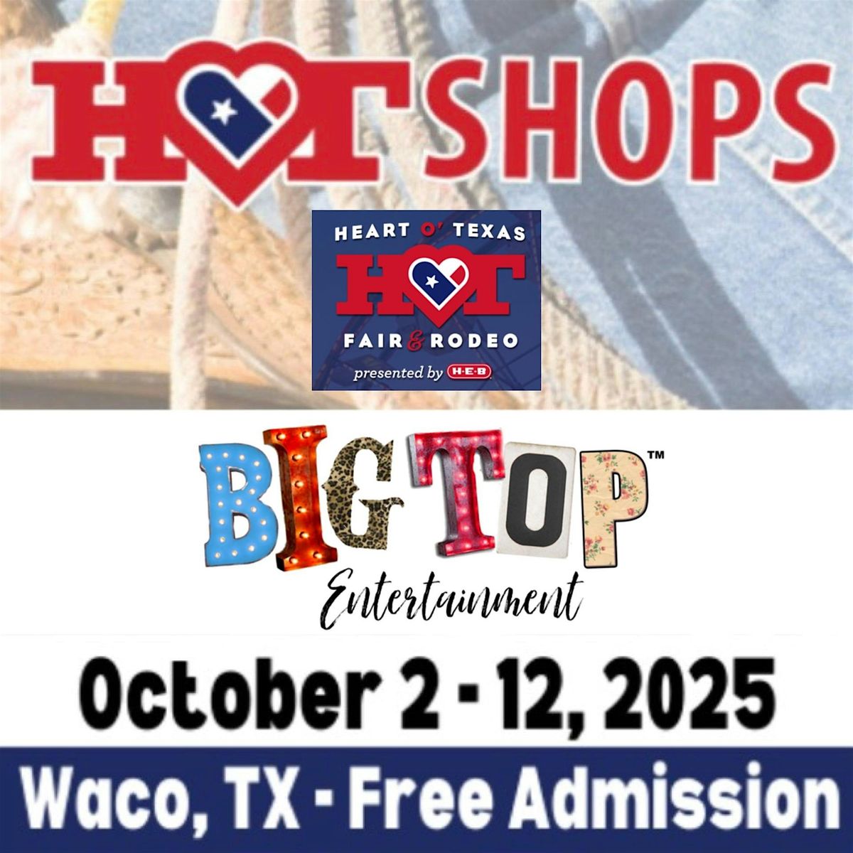 HOT Shops Boutique Shopping Pavilion - Waco | Extraco Events Center | Octob